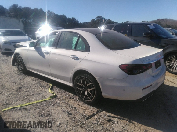 2023 Mercedes-Benz E 350 with VIN W1KZF8EB6PB144624, listed as a IAAI auction lot 41178775 with 13,615 mi miles and . Bid and sale history available at DreamBid. Image 3.
