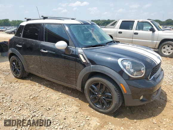2012 MINI Countryman S with VIN WMWZC3C59CWL87444, listed as a Copart auction lot 59547785 with 147,814 mi miles and Salvage title. Bid and sale history available at DreamBid. Image 4.