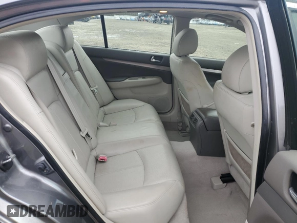 2011 Infiniti G37 x z VIN JN1CV6AR4BM402925, wystawiony jako Copart lot #44201475 z przebiegiem 126 449 mil mil oraz Szkoda całkowita • Salvage title. Historia ofert i sprzedaży dostępna na DreamBid. Obrazek 10.