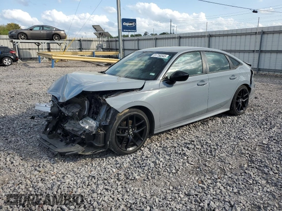 2022 Honda Civic Sedan Sport with VIN 2HGFE2F52NH577076, listed as a Copart auction lot 51750345 with 38,953 mi miles and Salvage Title. Bid and sale history available at carsss.com. Image 1.