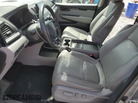 2018 Honda Odyssey Elite with VIN 5FNRL6H95JB076708, listed as a Copart auction lot 54906505 with 88,251 mi miles and Salvage title. Bid and sale history available at DreamBid. Image 7.