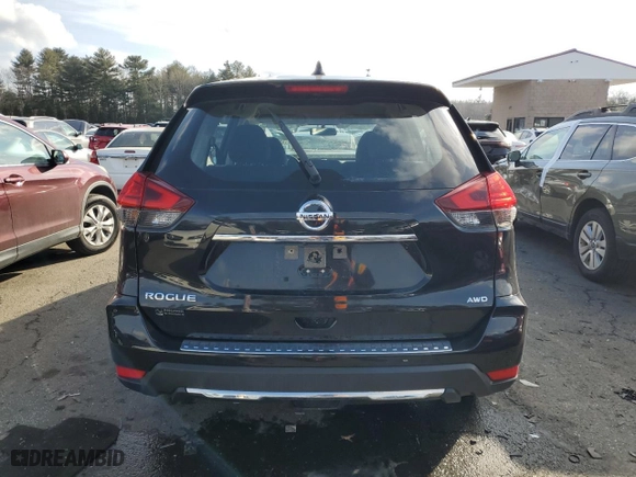 2017 Nissan Rogue SL with VIN JN8AT2MV6HW251700, listed as a Copart auction lot 45478715 with 67,096 mi miles and Salvage Title. Bid and sale history available at carsss.com. Image 6.