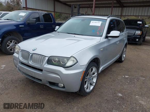 2010 BMW X3 xDrive30i with VIN WBXPC9C4XAWJ34105, listed as a IAAI auction lot 41709763 with 189,500 mi miles and . Bid and sale history available at DreamBid. Image 2.