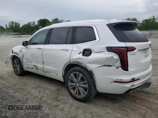 2021 Cadillac XT6 Premium Luxury with VIN 1GYKPCRS8MZ185422, listed as a Copart auction lot 56131775 with 62,043 mi miles and Salvage title. Bid and sale history available at DreamBid. Image 2.