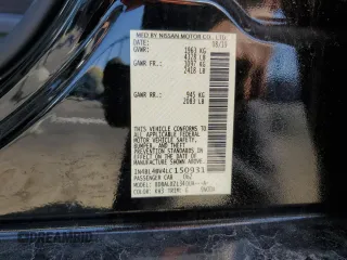 2020 Nissan Altima S with VIN 1N4BL4BV4LC150931, listed as a Copart auction lot 54583535 with 97,834 mi miles and Clean Title. Bid and sale history available at carsss.com. Image 12.