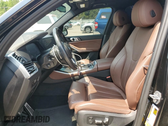 2020 BMW X5 sDrive40i with VIN 5UXCR4C01L9C26104, listed as a Copart auction lot 59191565 with 62,852 mi miles and Clean title. Bid and sale history available at DreamBid. Image 7.