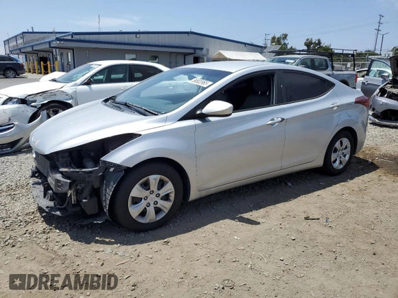 2016 Hyundai Elantra SE z VIN 5NPDH4AE7GH710280, wystawiony jako Copart lot #58803965 z przebiegiem 167 501 mil mil oraz Szkoda całkowita • Salvage title. Historia ofert i sprzedaży dostępna na DreamBid. Obrazek 1.