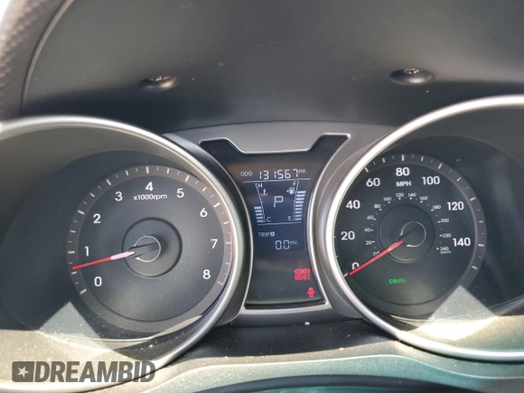 2012 Hyundai Veloster w/Gray Int with VIN KMHTC6AD6CU046448, listed as a Copart auction lot 53396415 with 131,567 mi miles and Clean title. Bid and sale history available at DreamBid. Image 9.