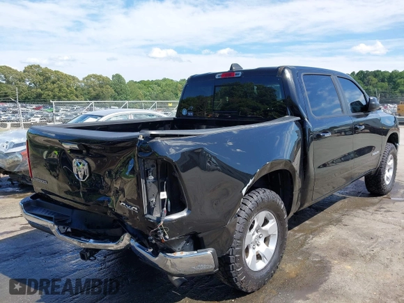 2020 Ram 1500 Big Horn with VIN 1C6RRFFG8LN120583, listed as a IAAI auction lot 42320101 with 55,263 mi miles and . Bid and sale history available at DreamBid. Image 4.