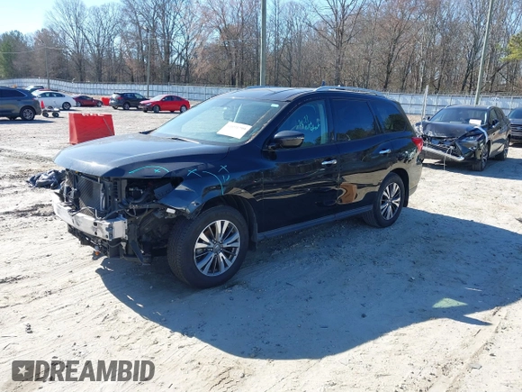 2017 Nissan Pathfinder S with VIN 5N1DR2MN6HC621290, listed as a IAAI auction lot 41691799 with 166,996 mi miles and . Bid and sale history available at DreamBid. Image 18.