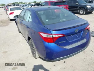 2014 Toyota Corolla L with VIN 2T1BURHE0EC019503, listed as a IAAI auction lot 42065564 with 100,026 mi miles and . Bid and sale history available at DreamBid. Image 3.