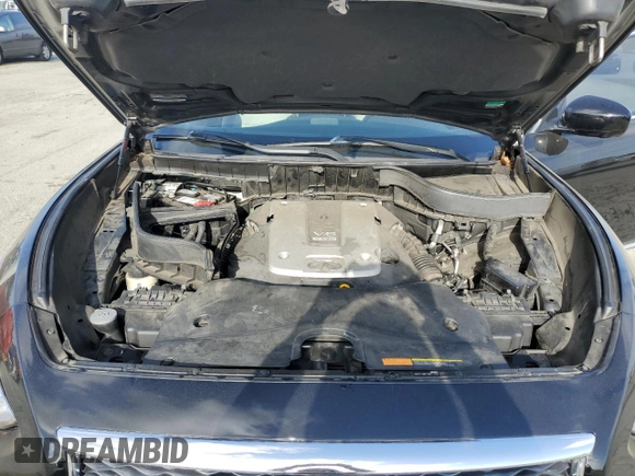 2017 Infiniti QX70 z VIN JN8CS1MW7HM411691, wystawiony jako Copart lot #54204065 z przebiegiem 105 885 mil mil oraz Szkoda całkowita • Salvage title. Historia ofert i sprzedaży dostępna na DreamBid. Obrazek 12.