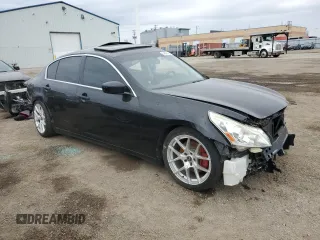 2011 Infiniti G25 x with VIN JN1DV6AR4BM652492, listed as a Copart auction lot 54680425 with 259,887 mi miles and Salvage Title. Bid and sale history available at DreamBid. Image 4.