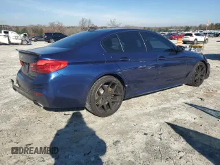 2020 BMW 5 Series 540i with VIN WBAJS1C08LCD15180, listed as a Copart auction lot 85655344 with 82,009 mi miles and Salvage title. Bid and sale history available at DreamBid. Image 3.