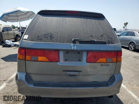 2002 Honda Odyssey EX-L with VIN 2HKRL189X2H530814, listed as a Copart auction lot 62280465 with 270,080 mi miles and Salvage title. Bid and sale history available at DreamBid. Image 6.
