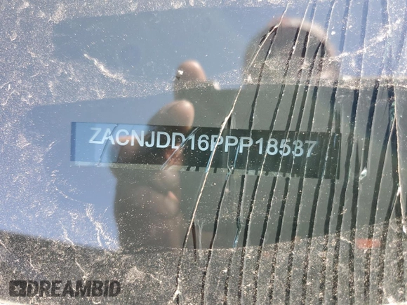 2023 Jeep Renegade Limited with VIN ZACNJDD16PPP18537, listed as a Copart auction lot 56602995 with Not provided miles and Salvage title. Bid and sale history available at DreamBid. Image 13.