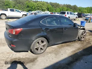2012 Lexus IS 250 with VIN JTHBF5C2XC5172219, listed as a Copart auction lot 52424535 with 214,450 mi miles and Salvage title. Bid and sale history available at DreamBid. Image 3.
