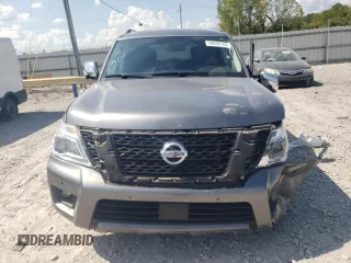 2020 Nissan Armada SL with VIN JN8AY2ND7L9109709, listed as a Copart auction lot 69056124 with 53,593 mi miles and Salvage Title. Bid and sale history available at carsss.com. Image 5.