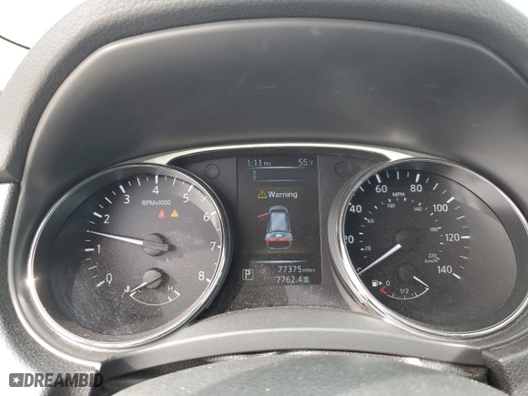 2015 Nissan Rogue SL with VIN 5N1AT2MV9FC824787, listed as a Copart auction lot 47578275 with 77,375 mi miles and Salvage Title. Bid and sale history available at carsss.com. Image 9.