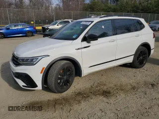 2022 Volkswagen Tiguan SE R-Line Black with VIN 3VV8B7AXXNM169059, listed as a Copart auction lot 45700025 with 46,191 mi miles and Salvage Title. Bid and sale history available at DreamBid. Image 1.