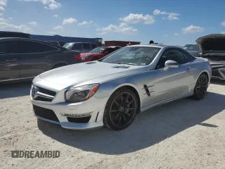 2013 Mercedes-Benz SL 63 AMG with VIN WDDJK7EA6DF015846, listed as a Copart auction lot 76460724 with Not provided miles and Salvage title. Bid and sale history available at DreamBid. Image 1.