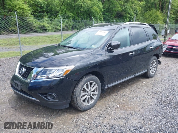 2016 Nissan Pathfinder S with VIN 5N1AR2MM4GC635388, listed as a IAAI auction lot 42240805 with 56,822 mi miles and . Bid and sale history available at DreamBid. Image 20.