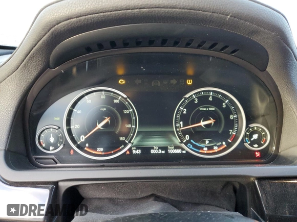 2015 BMW 7 Series 740Li xDrive with VIN WBAYF4C55FGS99336, listed as a Copart auction lot 87646015 with 100,660 mi miles and Clean Title. Bid and sale history available at carsss.com. Image 9.