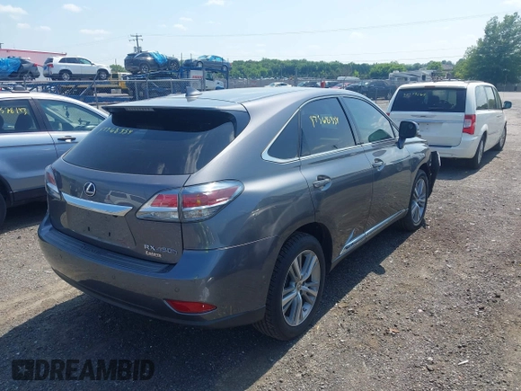 2015 Lexus RX 450h с VIN 2T2ZB1BA1FC002167, выставлен на аукционе IAAI как лот 42568354 с пробегом 104 152 миль миль и . История ставок и продаж доступна на DreamBid. Изображение 4.