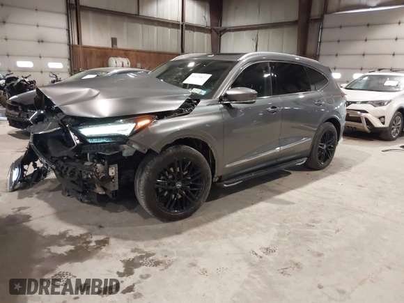 2023 Acura MDX w/Advance Package with VIN 5J8YE1H86PL024110, listed as a IAAI auction lot 41425831 with 20,205 mi miles. Bid and sale history available at carsss.com. Image 18.