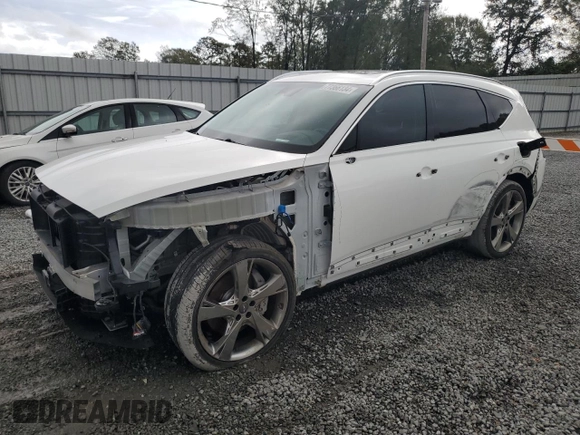 2022 Genesis GV80 Advanced Plus with VIN KMUHCESC4NU101411, listed as a Copart auction lot 77366134 with 37,023 mi miles and Salvage title. Bid and sale history available at DreamBid. Image 1.