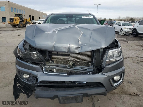 2019 Chevrolet Colorado 4WD LT with VIN 1GCPTCE11K1143366, listed as a Copart auction lot 81998594 with 79,737 mi miles and Salvage Title. Bid and sale history available at carsss.com. Image 5.
