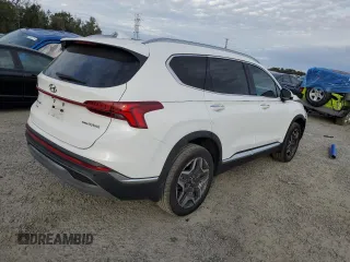 2021 Hyundai Santa Fe Hybrid Limited with VIN KM8S5DA19MU008827, listed as a Copart auction lot 86590034 with 21,888 mi miles and Salvage Title. Bid and sale history available at carsss.com. Image 3.