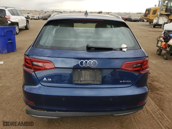 2016 Audi A3 e-tron Premium with VIN WAUUPBFF6GA091037, listed as a Copart auction lot 73292873 with NaN miles. Bid and sale history available at carsss.com. Image 6.