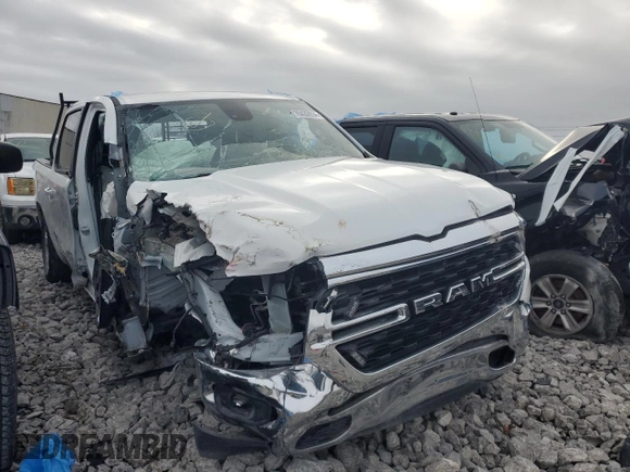 2022 Ram 1500 Big Horn with VIN 1C6RREFG9NN382349, listed as a Copart auction lot 70432034 with Not provided miles and Salvage title. Bid and sale history available at DreamBid. Image 4.