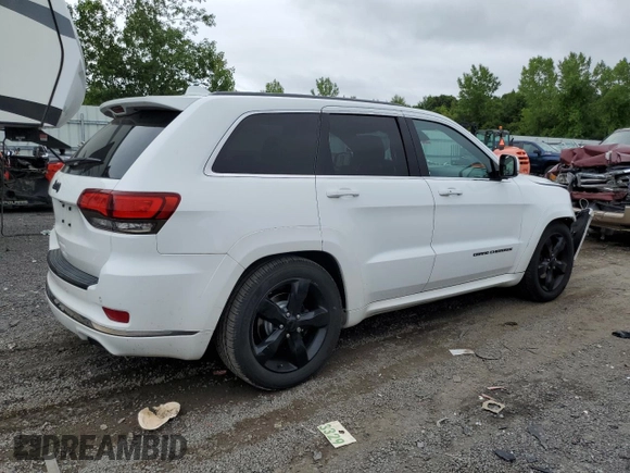 2016 Jeep Grand Cherokee Overland with VIN 1C4RJFCG3GC364485, listed as a Copart auction lot 60727935 with 101,742 mi miles and Salvage title. Bid and sale history available at DreamBid. Image 3.