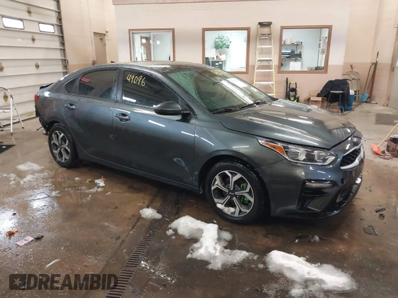 2020 Kia Forte LXS with VIN 3KPF24AD8LE187349, listed as a IAAI auction lot 41549096 with 57,191 mi miles and . Bid and sale history available at carsss.com. Image 1.