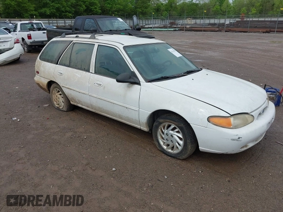 1999 Ford Escort SE with VIN 3FAFP15PXXR161344, listed as a IAAI auction lot 42116579 with 146,706 mi miles. Bid and sale history available at carsss.com. Image 1.