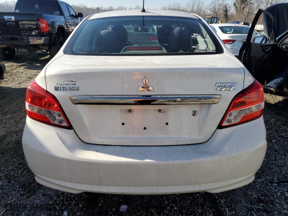 2017 Mitsubishi Mirage G4 ES with VIN ML32F3FJ9HHF20242, listed as a Copart auction lot 43430785 with 126,904 mi miles and Salvage Title. Bid and sale history available at carsss.com. Image 6.