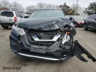 2020 Nissan Rogue SV with VIN JN8AT2MV8LW122608, listed as a Copart auction lot 50963965 with 76,499 mi miles and Salvage Title. Bid and sale history available at carsss.com. Image 5.