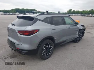 2023 Chevrolet Blazer RS with VIN 3GNKBKRS2PS216610, listed as a IAAI auction lot 42322283 with 16,340 mi miles and . Bid and sale history available at DreamBid. Image 4.