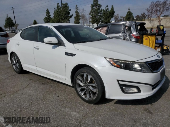 2015 Kia Optima SX z VIN 5XXGR4A76FG513185, wystawiony jako Copart lot #57395515 z przebiegiem 186 183 mil mil oraz Czysty tytuł • Clean title. Historia ofert i sprzedaży dostępna na DreamBid. Obrazek 4.