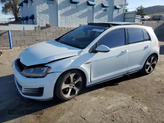 2015 Volkswagen Golf GTI SE with VIN 3VW5T7AU7FM075238, listed as a Copart auction lot 72474744 with 171,067 mi miles and Salvage Title. Bid and sale history available at carsss.com. Image 1.