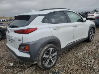 2019 Hyundai Kona Ultimate with VIN KM8K5CA51KU221572, listed as a Copart auction lot 85927904 with 0 mi miles and Salvage Title. Bid and sale history available at carsss.com. Image 3.