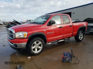 2006 Dodge 1500 SLT with VIN 1D7HU18256S586071, listed as a Copart auction lot 46470925 with 160,642 mi miles and Salvage Title. Bid and sale history available at carsss.com. Image 1.
