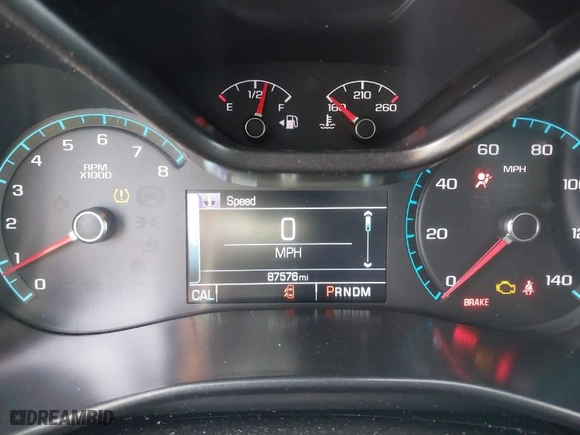 2016 Chevrolet Colorado 4WD LT with VIN 1GCGTCE35G1394786, listed as a IAAI auction lot 41831299 with 87,576 mi miles. Bid and sale history available at carsss.com. Image 7.