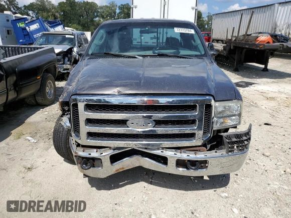 2006 Ford Super Duty F-250 XL with VIN 1FTSW20P96EA80801, listed as a Copart auction lot 72773784 with 166,985 mi miles and Salvage Title. Bid and sale history available at carsss.com. Image 5.