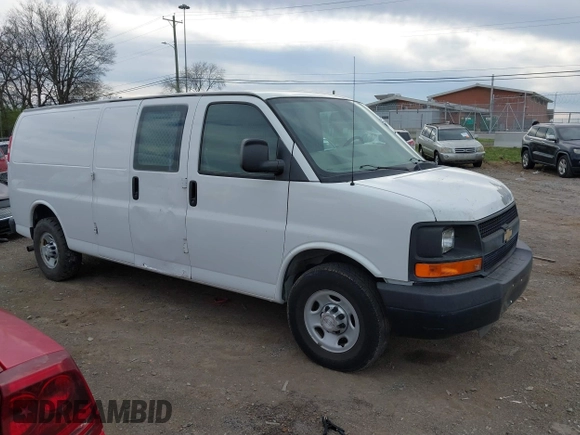 2014 Chevrolet Express Cargo Van with VIN 1GCWGGCA4E1209164, listed as a IAAI auction lot 41838141 with 174,770 mi miles. Bid and sale history available at carsss.com. Image 13.