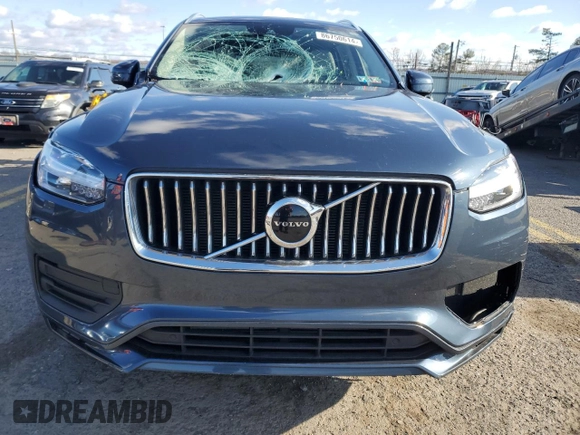 2020 Volvo XC90 Momentum with VIN YV4102PK0L1624237, listed as a Copart auction lot 86750614 with 55,883 mi miles and Salvage Title. Bid and sale history available at carsss.com. Image 5.