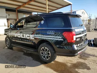 2024 Ford Expedition XL with VIN 1FMJU1G83REA45424, listed as a Copart auction lot 77424204 with 9,690 mi miles and Salvage Title. Bid and sale history available at carsss.com. Image 2.