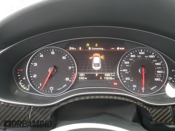 2014 Audi A7 Premium Plus с VIN WAUWGAFC0EN095857, выставлен на аукционе Copart как лот 47773675 с пробегом 118 102 миль миль и Списание • Salvage title. История ставок и продаж доступна на DreamBid. Изображение 9.